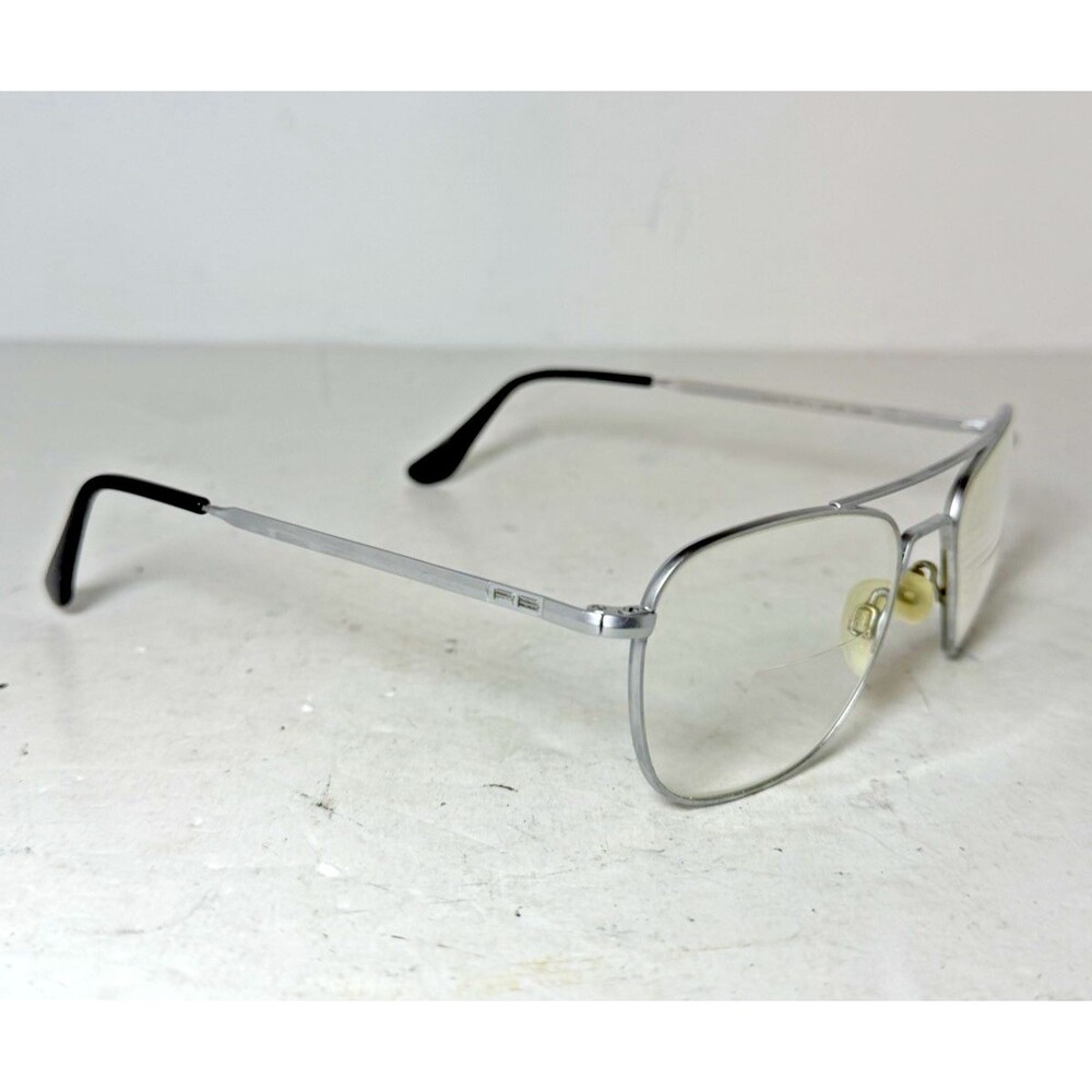 Randolph Aviator Full Rim Eyeglass Matte Chrome 140MM Frames Only USA Pilot